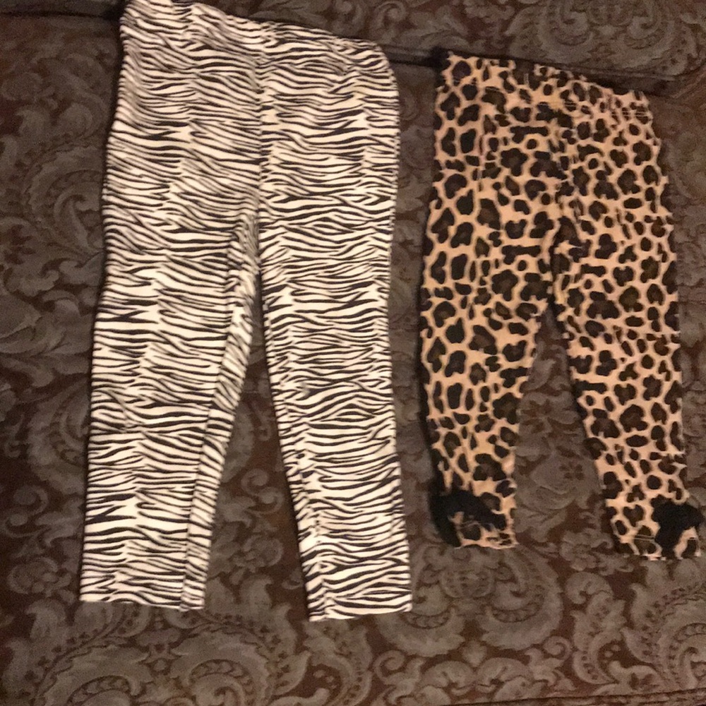 Animal print leggings